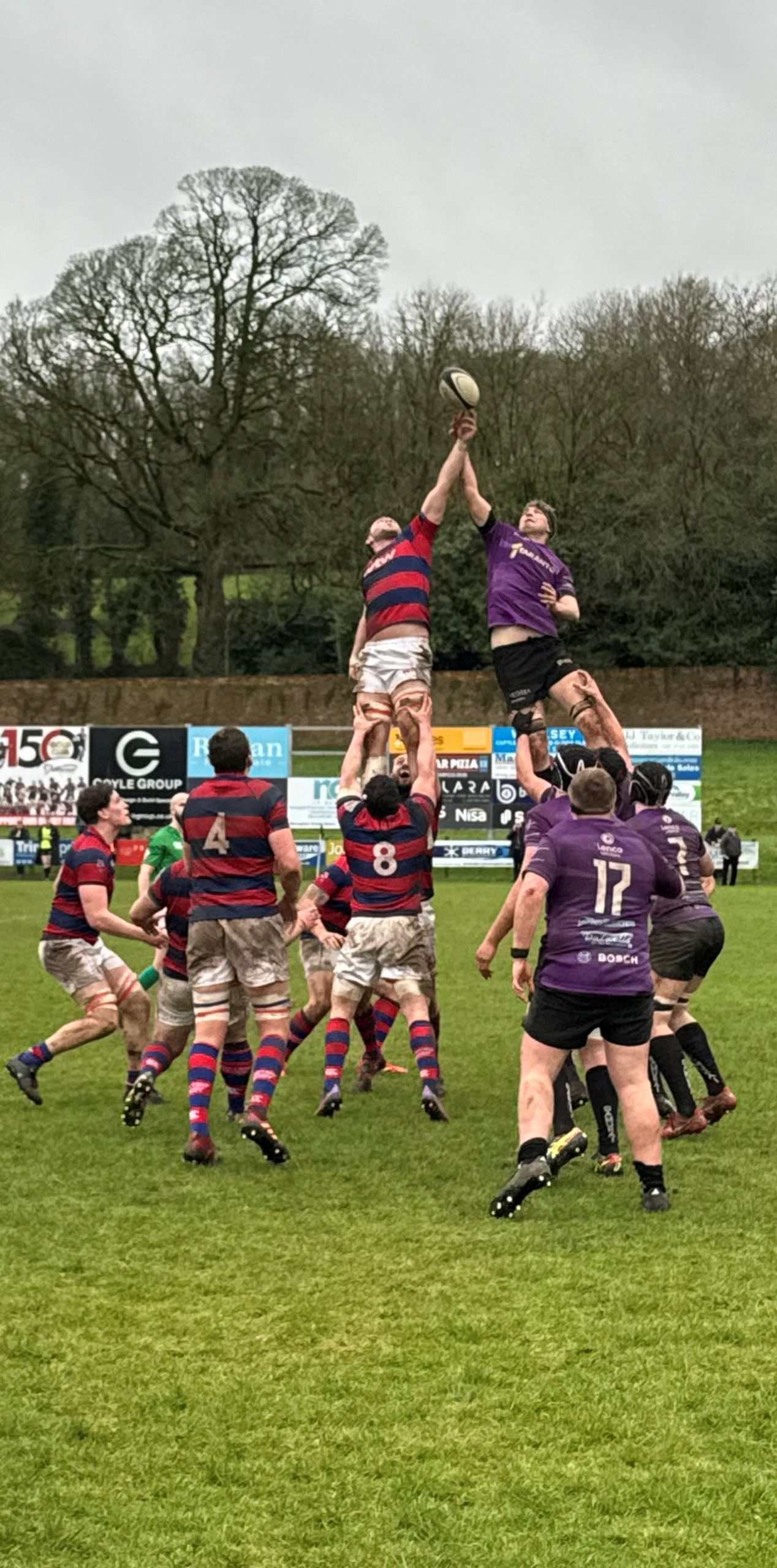 Armaugh Rugby City of Armagh 12 Clontarf 15 - Clontarf Rugby