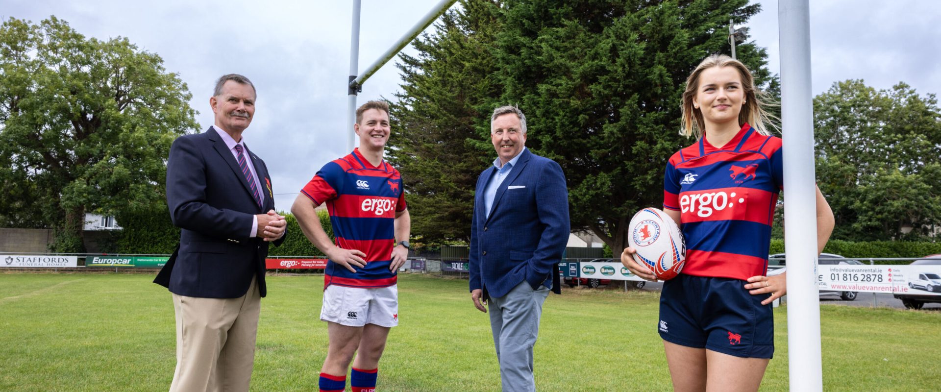 Ergo Sponsorship Annoucement of Clontarf Rugby Club.         
Picture by Shane O'Neill, Coalesce.